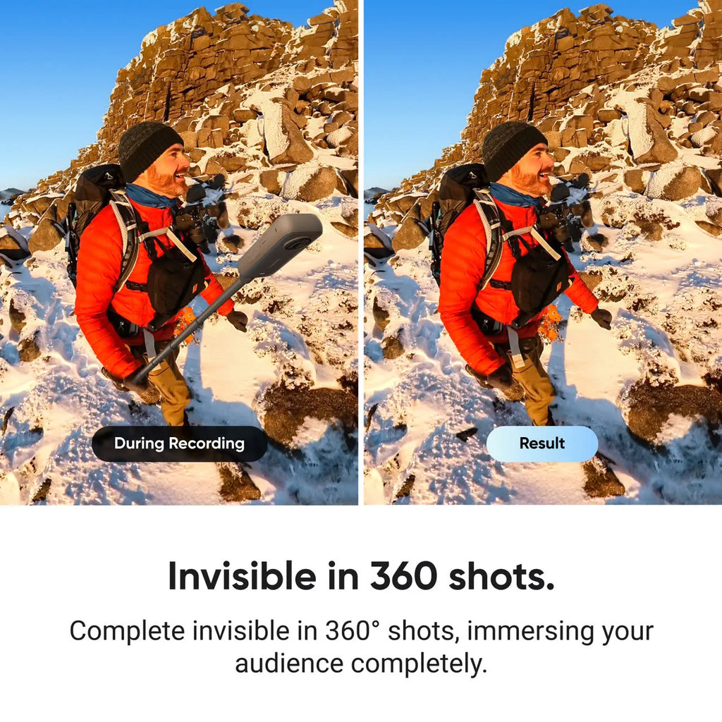 Action Invisible Selfie Stick