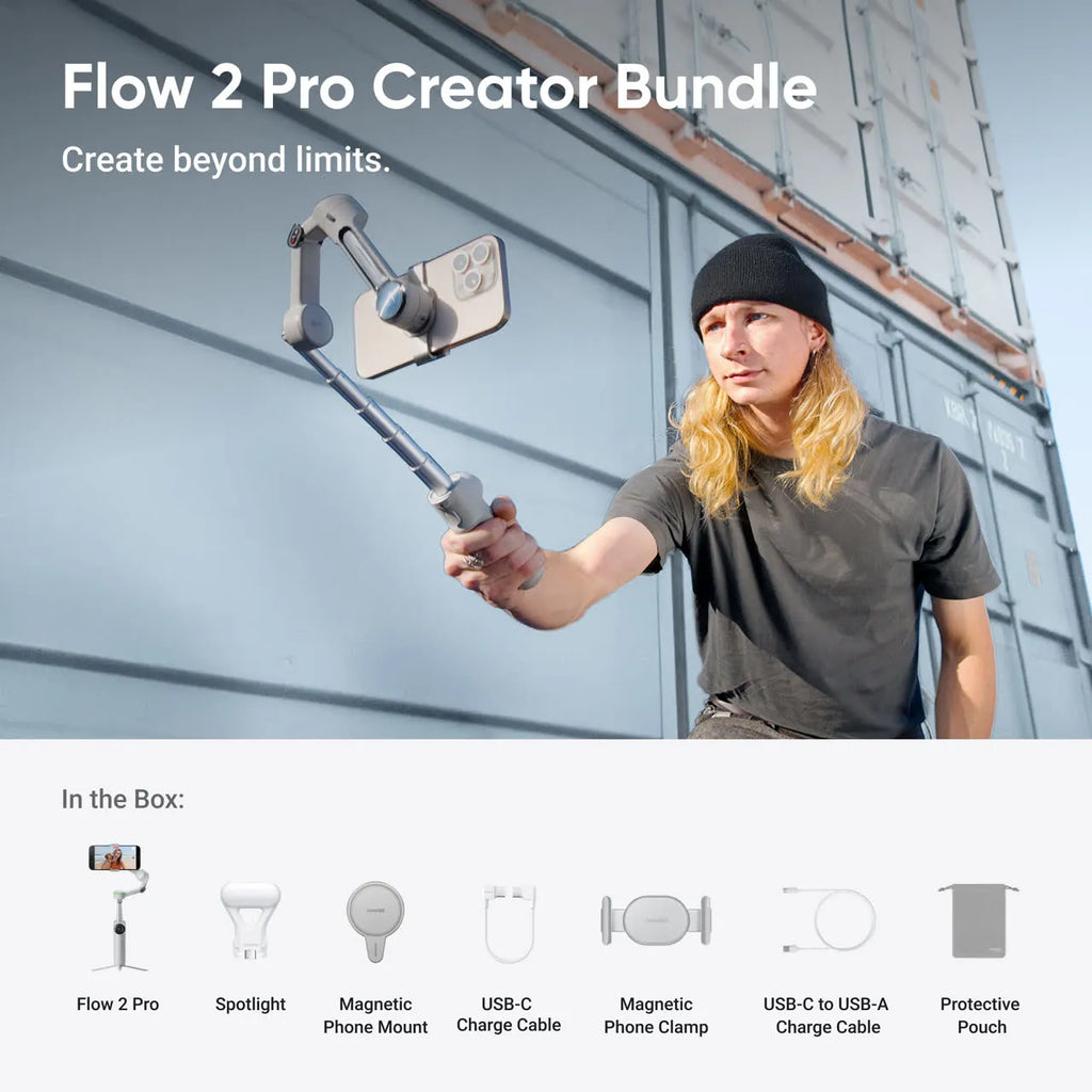 Inspired O2 Flow Pro Insta360 Flow 2 Pro - Flagship Level