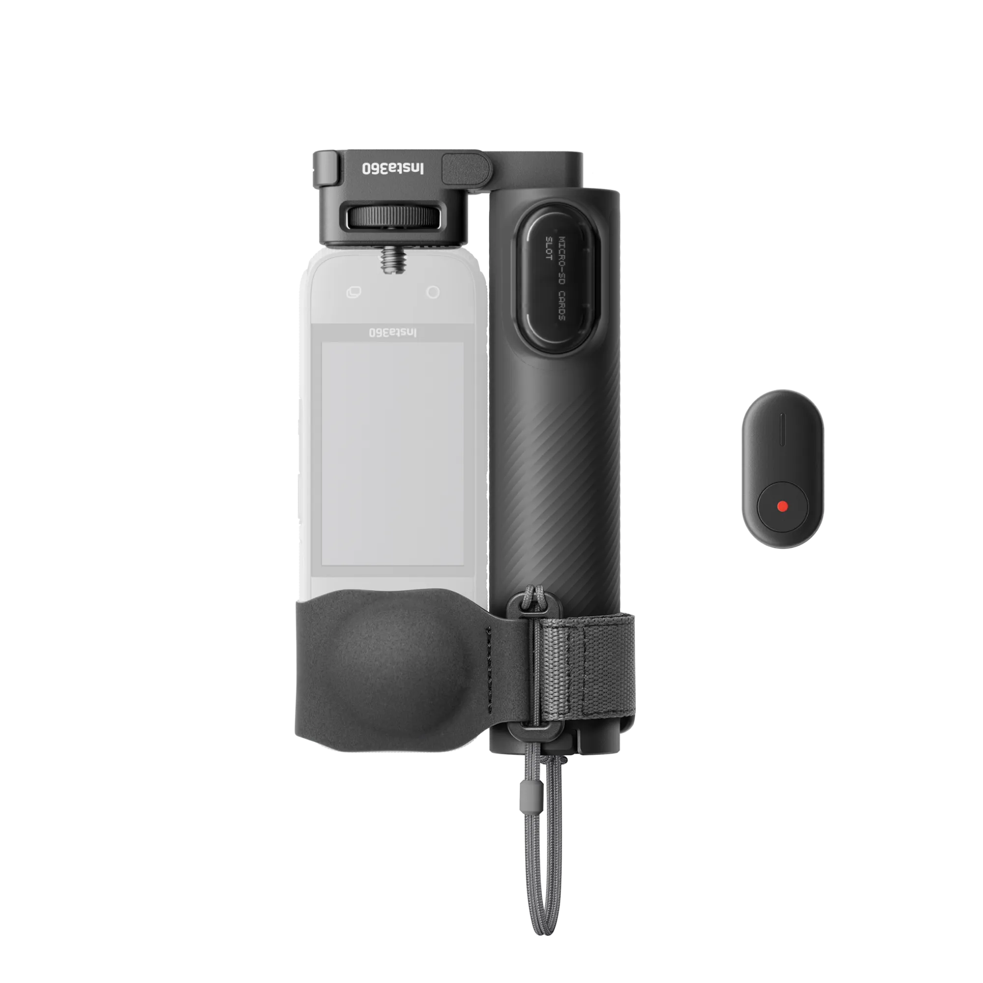 Foldable 2-in-1 Selfie Stick Remote Kit (1/4" Mount)