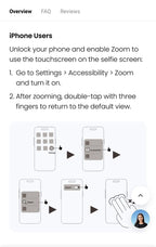 Insta360 Snap Selfie Screen